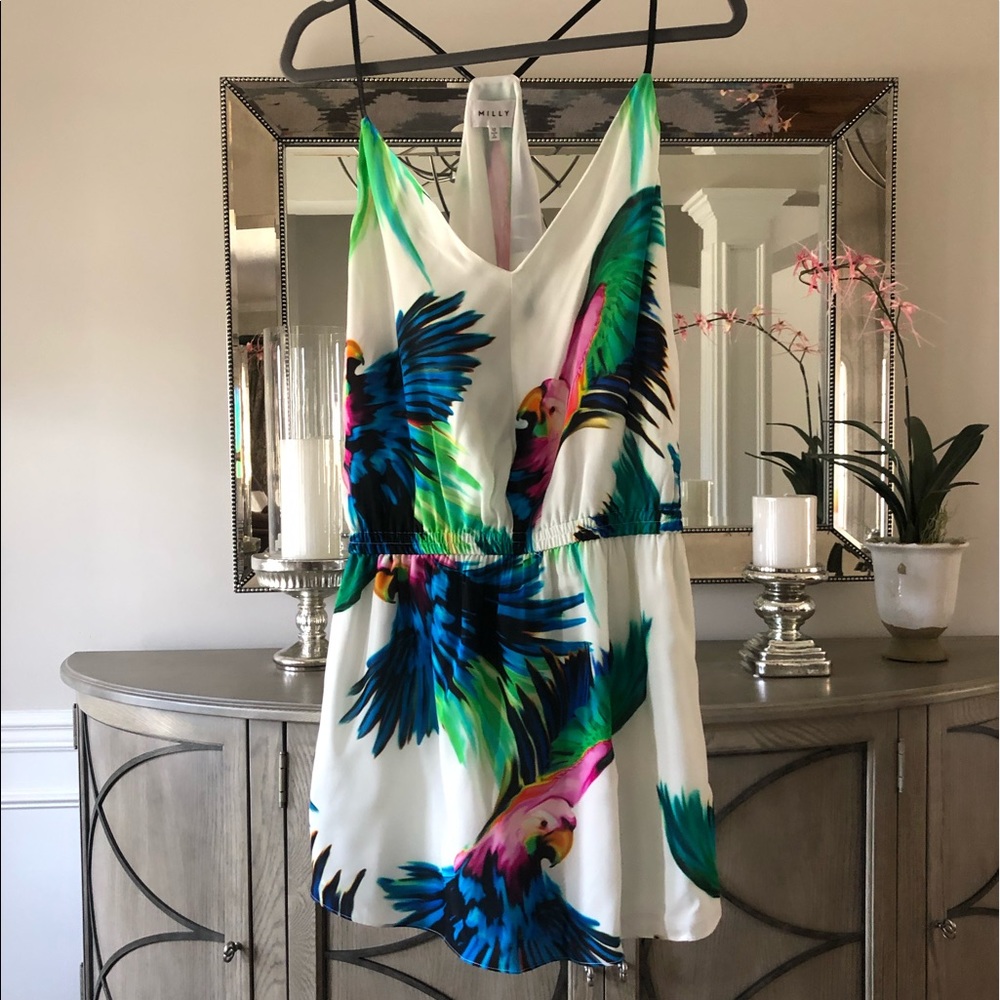 multicolored silk dress!